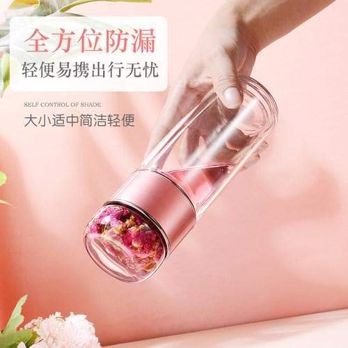 【Ready Stock】2021 ALL NEW PREMIUM DOUBLE GLASS LAYER FLOWER BOTTLE